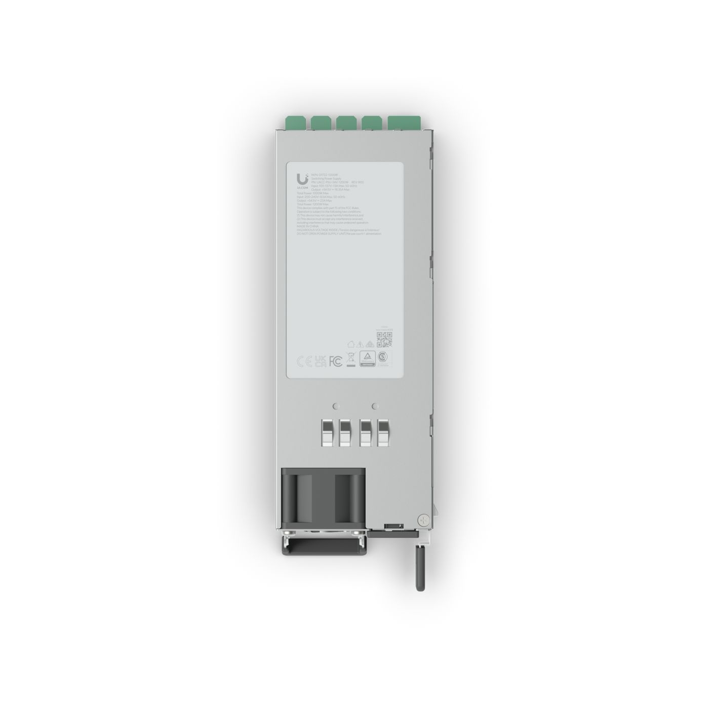 Ubiquiti UACC-PSU-54V-1200W | Zasilacz | 1200W (54V) AC/DC hot-swap miniatura 6
