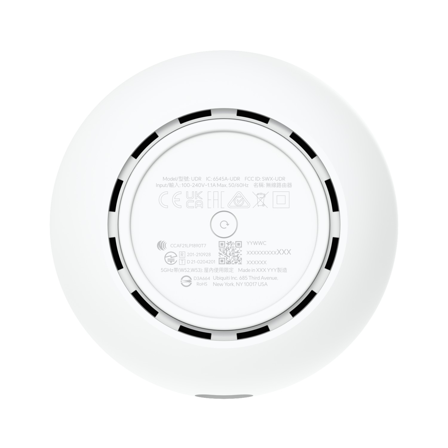 Ubiquiti UDR | Router WiFi | UniFi Dream Router, 4x4 MIMO, Dual Band, WiFi 6, 5x RJ45 1000Mb/s miniatura 4