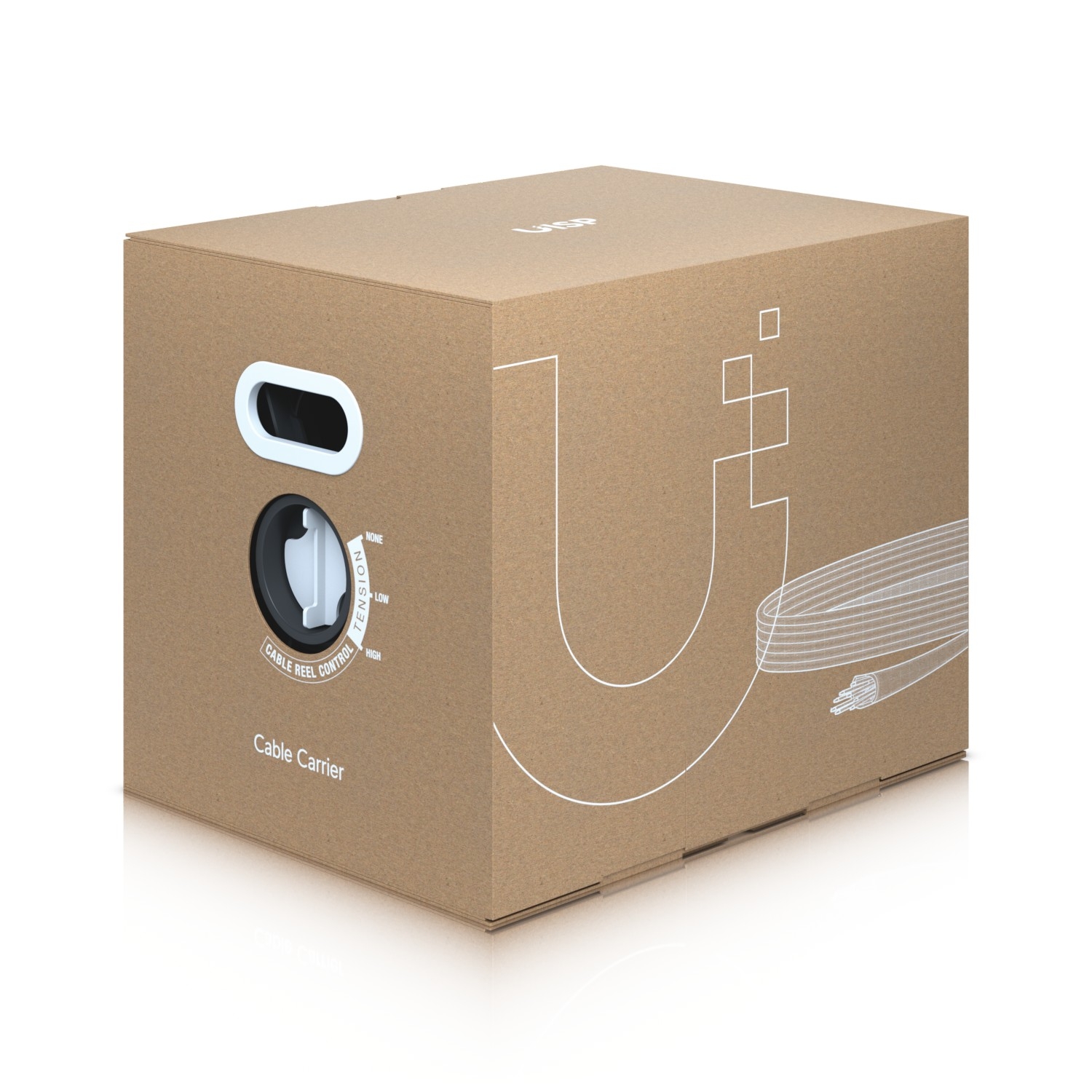 Ubiquiti UISP-Cable-Carrier | Kabel miedziany | CAT5E, FTP, 305m miniatura 2