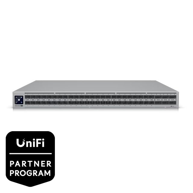 Ubiquiti ECS-Aggregation | Switch | Etherlighting™, 48x SFP28, 6x QSFP28, L3