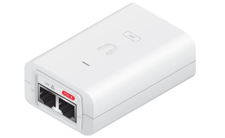 Ubiquiti POE-24-12W-WH | Zasilacz PoE | 24V, 0,5A, 12W