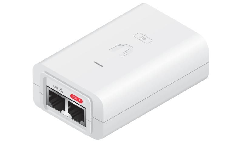 Ubiquiti POE-24-24W-WH | Zasilacz PoE | 24V, 1A, 24W