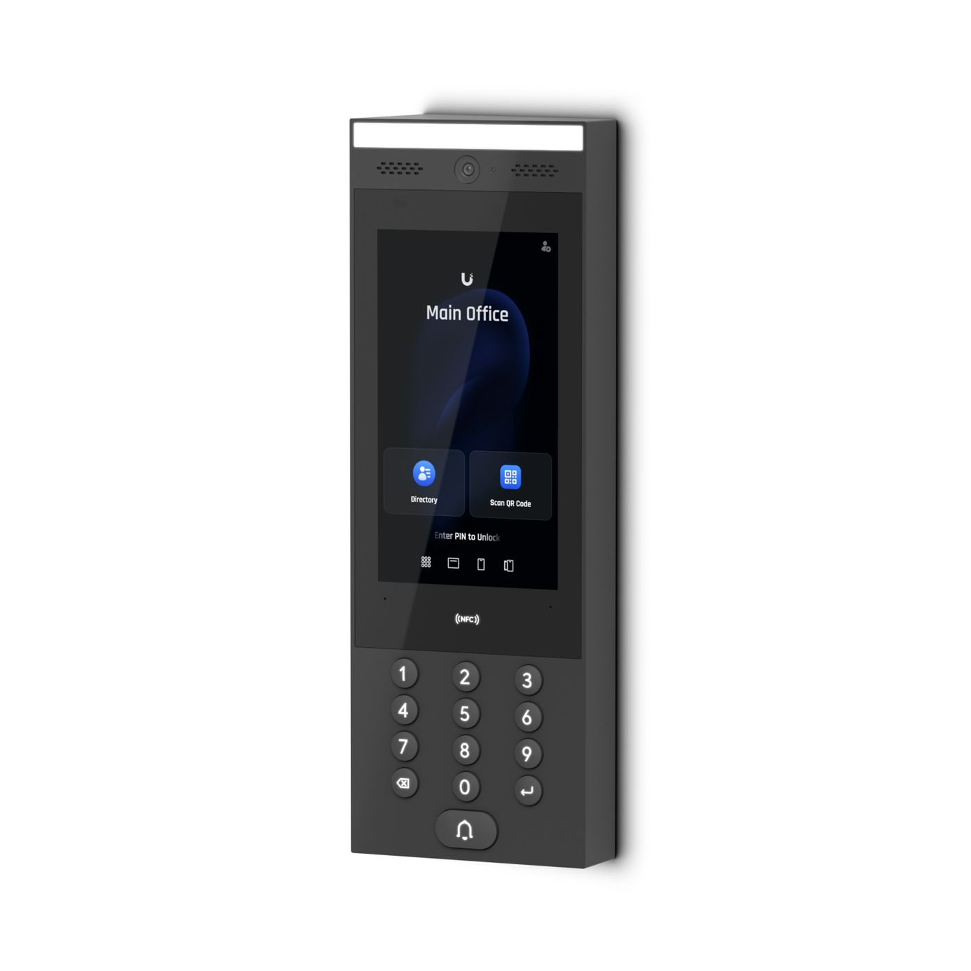 Ubiquiti UACC-Intercom-WM | Mocowanie interkomu UA-Intercom | Intercom Wedge Mount, Kąt 20°