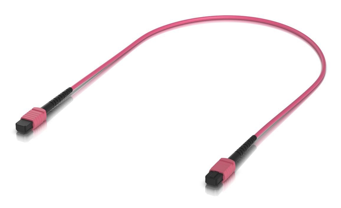 Ubiquiti UACC-OFC-MA-MPMP-0.5M OM4 MPO-12 UPC Fiber Patch Cable