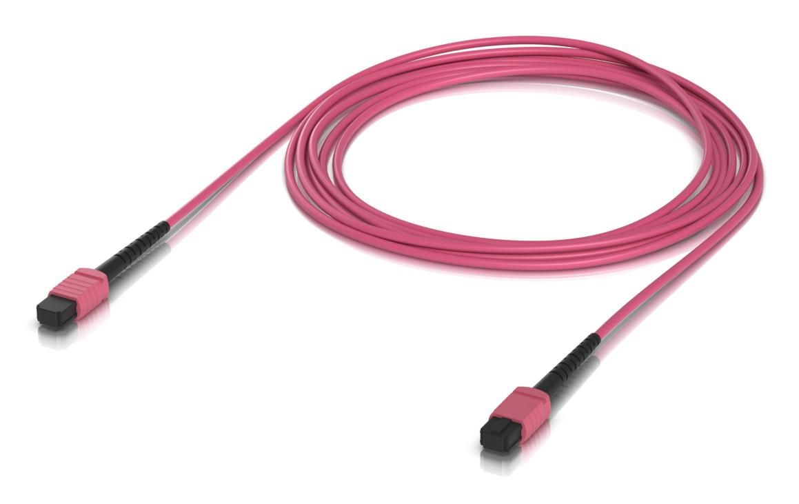 Ubiquiti UACC-OFC-MA-MPMP-3M OM4 MPO-12 UPC Fiber Patch Cable