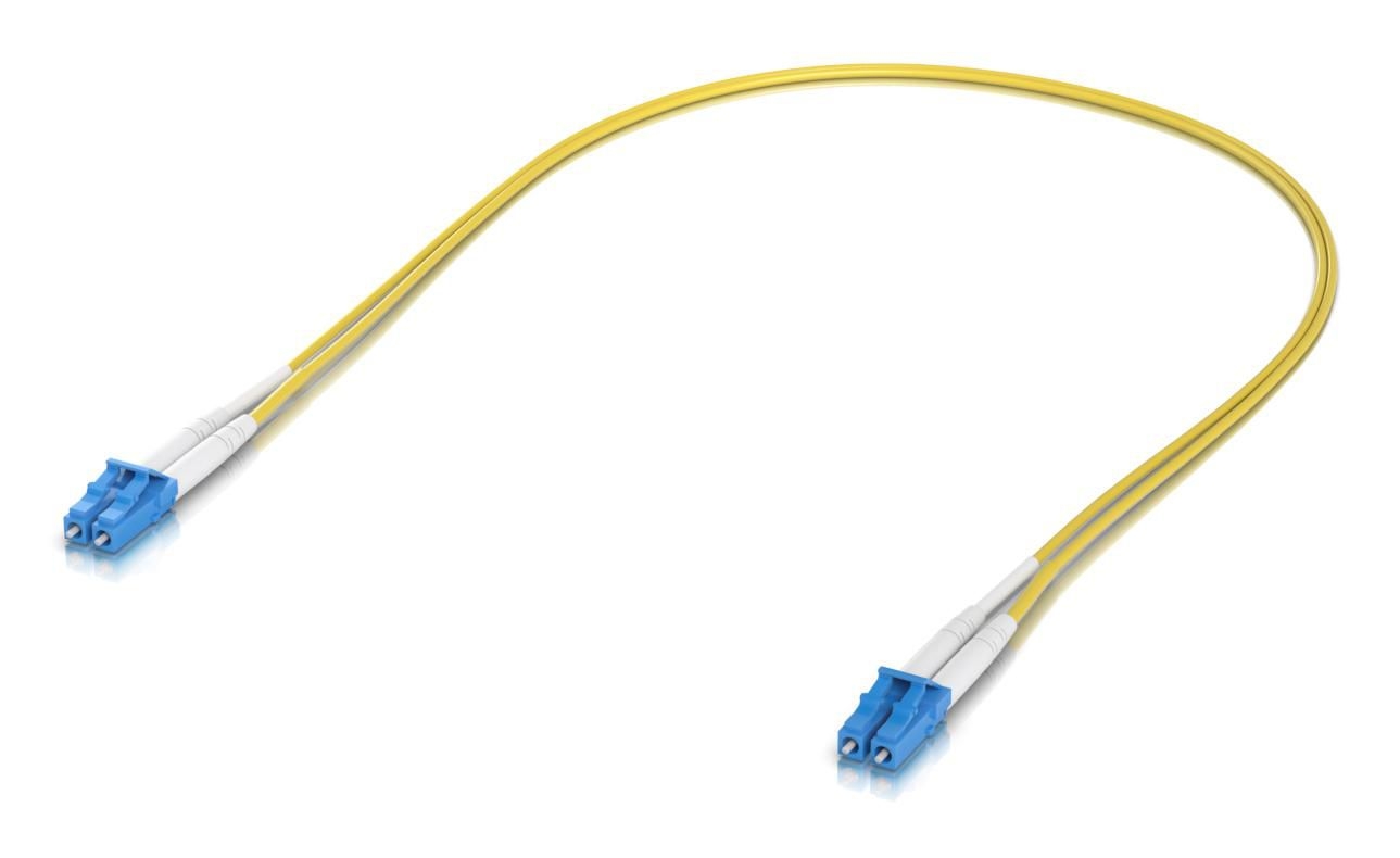 Ubiquiti UACC-OFC-S2-LULU-0.5M-50 InfiniBand/fibre optic cable 19.7" (0.5 m) LC LC/LC Yellow