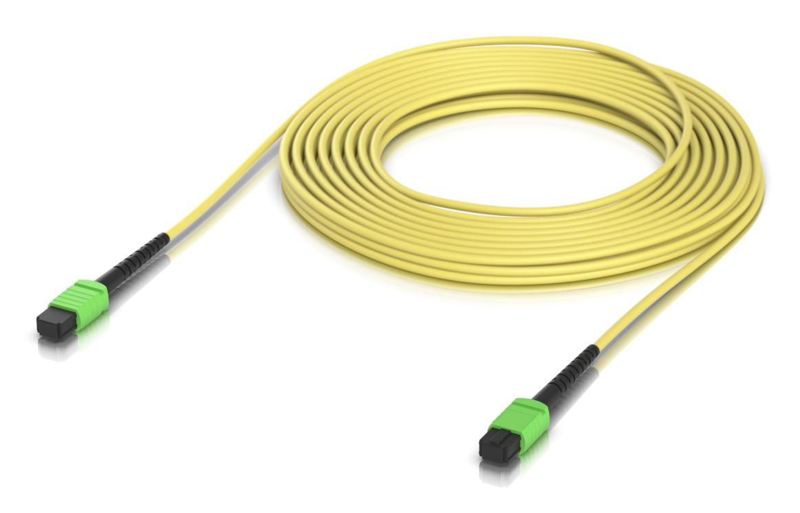 Ubiquiti UACC-OFC-SA-MPMP-10M OS4 MPO-12 APC Fiber Patch Cable