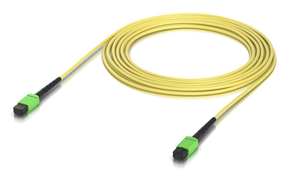 Ubiquiti UACC-OFC-SA-MPMP-5M OS4 MPO-12 APC Fiber Patch Cable