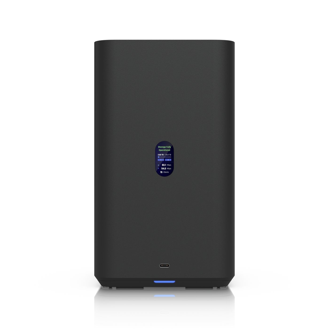Ubiquiti UNAS-2-B | Dysk sieciowy NAS | 2x 3.5" HDD, 2.5 GbE RJ45, USB-C