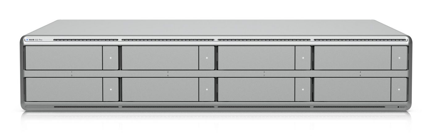 2U UniFi Protect NVR with (built-in AI event analytics,)