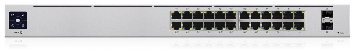 Ubiquiti USW-24-POE | Switch | UniFi, 24x RJ45 1000Mb/s, 16x PoE+, 2x SFP