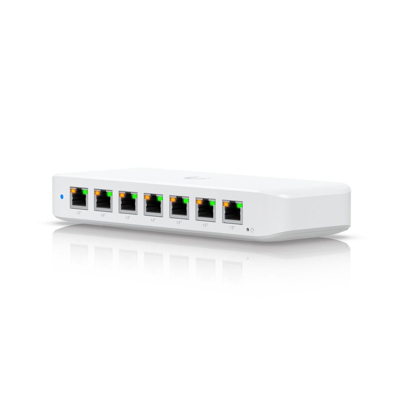 Ubiquiti USW-Ultra-60W-EU | Switch | 8x RJ45 1000Mb/s PoE+, Wejście PoE++, 60W, zasilacz w zestawie