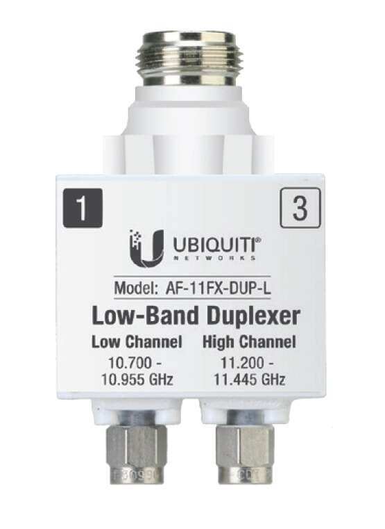 Ubiquiti Networks AF-11-DUP-L fibre optic adapter 1 pc(s) Silver, White