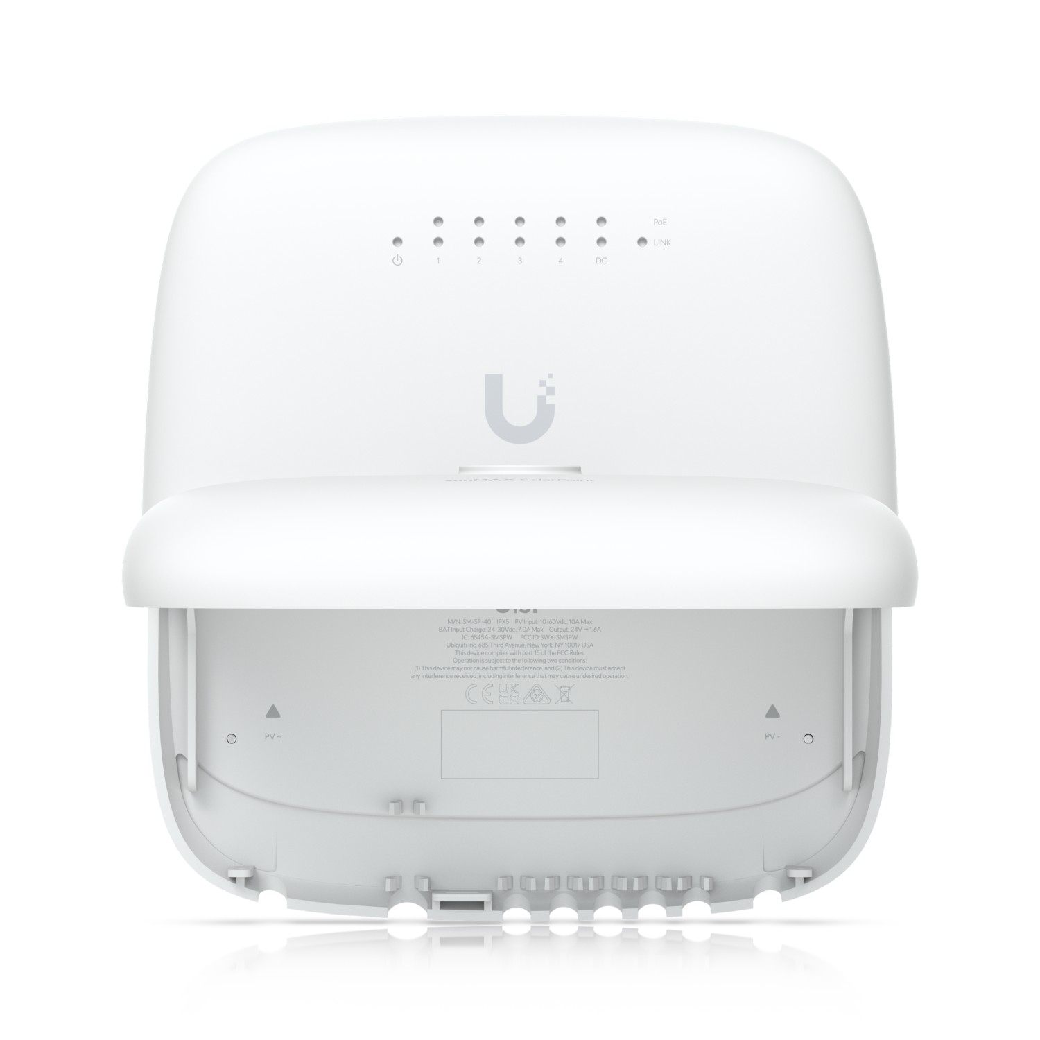 Ubiquiti SM-SP-40 | Switch | SUNMAX SolarPoint, 4x 24V PoE 100Mb/s, DC Output 40W miniatura 3