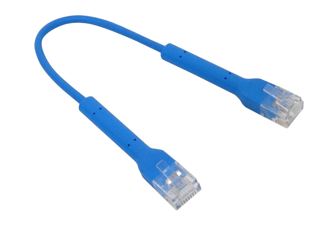 Ubiquiti U-Cable-Patch-RJ45-BL | Kabel miedziany | UniFi Cable, RJ45, 0,1m, Niebieski miniatura 2