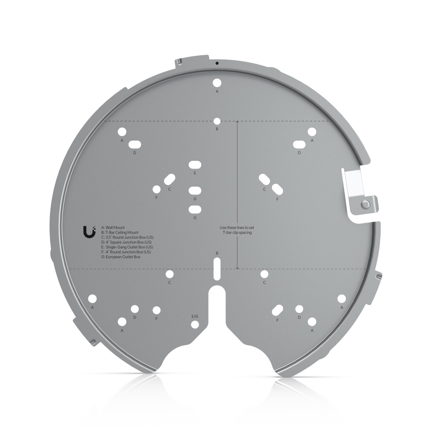 Ubiquiti U-PRO-MP | Uchwyt montażowy | dedykowany dla urządzeń UniFi