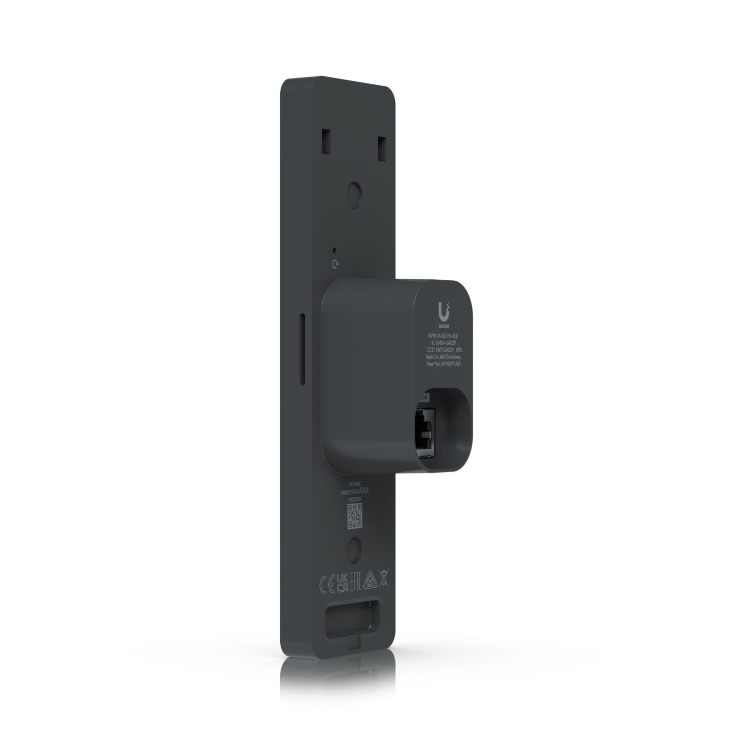 Ubiquiti UA-G2-Pro-Black | Czytnik dostępu NFC Bluetooth | UniFi Access Reader G2 Pro, Ekran dotykowy, Kamera, Interkom, BT4.1, IP55, PoE miniatura 4