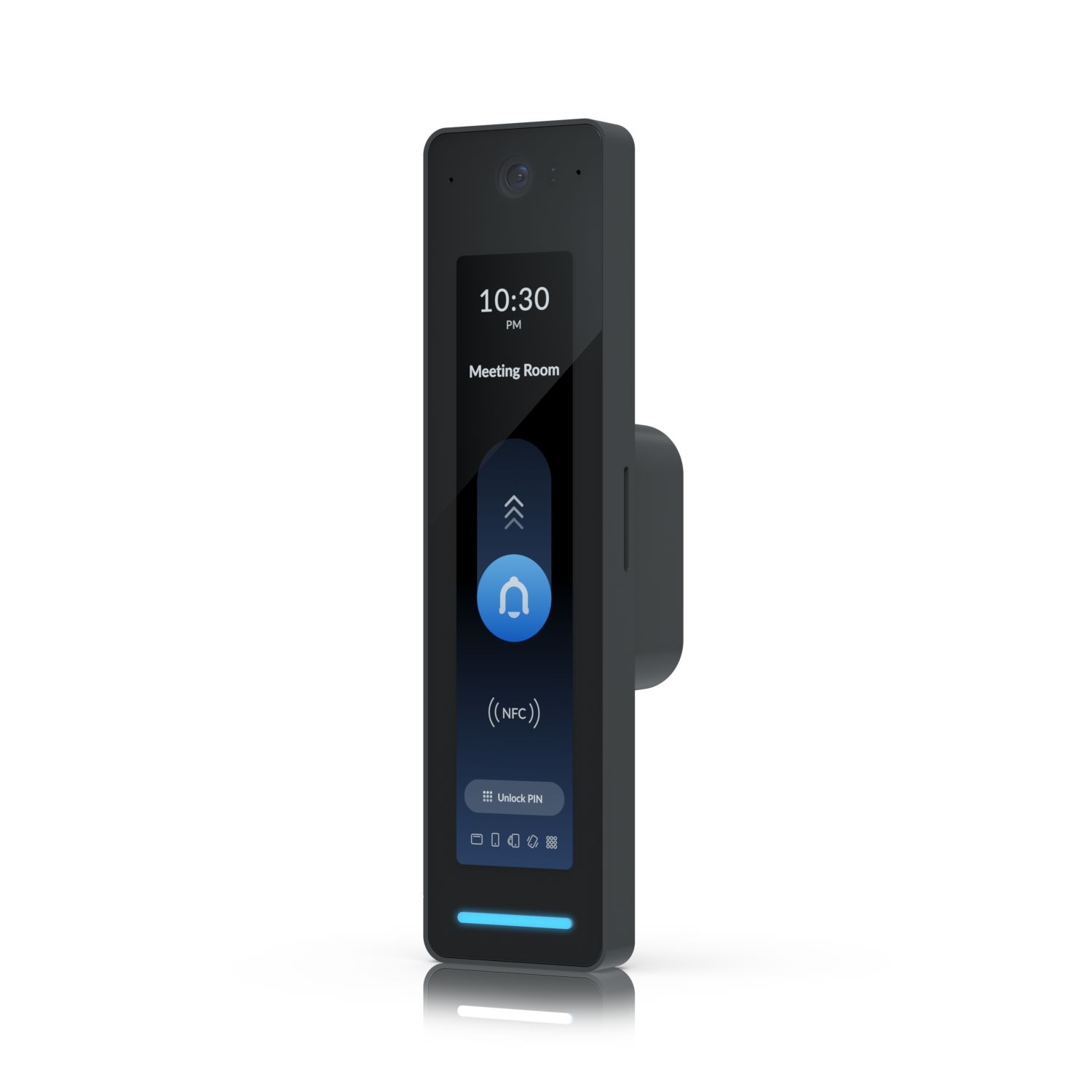 Ubiquiti UA-G2-Pro-Black | Czytnik dostępu NFC Bluetooth | UniFi Access Reader G2 Pro, Ekran dotykowy, Kamera, Interkom, BT4.1, IP55, PoE miniatura 2
