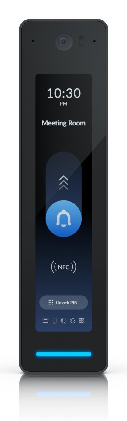 Ubiquiti UA-G3-Pro-B | Czytnik dostępu NFC Bluetooth | UniFi Access Reader G3 Pro, Ekran dotykowy, Kamera, Interkom, BT4.2, IP55, PoE