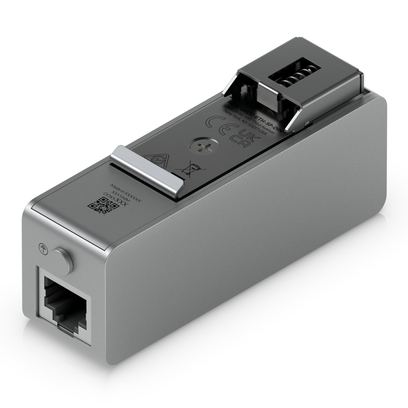 Ubiquiti UACC-ETH-SP-DIN | Ochrona przeciwprzepięciowa | Ethernet Surge Protector, 2x RJ45 10GbE, PoE++ miniatura 2