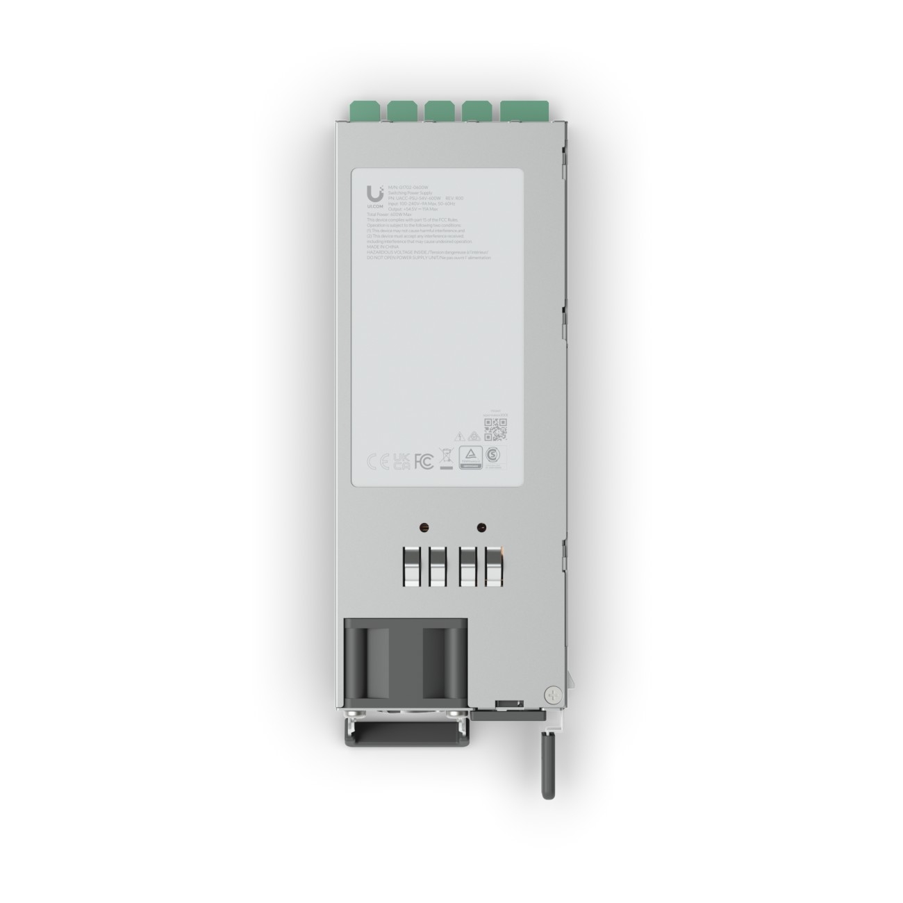Ubiquiti UACC-PSU-54V-600W | Zasilacz | 600W (54V) AC/DC hot-swap miniatura 2
