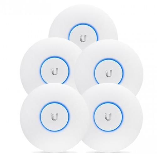 Ubiquiti UAP-AC-PRO-5 | Punkt dostępowy | UniFi, MIMO, Dual Band, AC1300, 2x RJ45 1000Mb/s, PoE, 5-pack