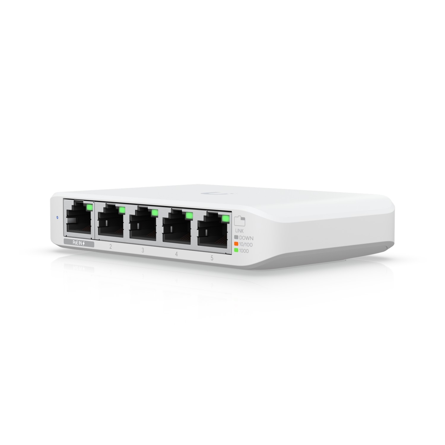 Ubiquiti USW-Flex-Mini-3 | Switch | UniFi, 5x RJ45 1000Mb/s, 1x PoE In, 3-pack miniatura 3