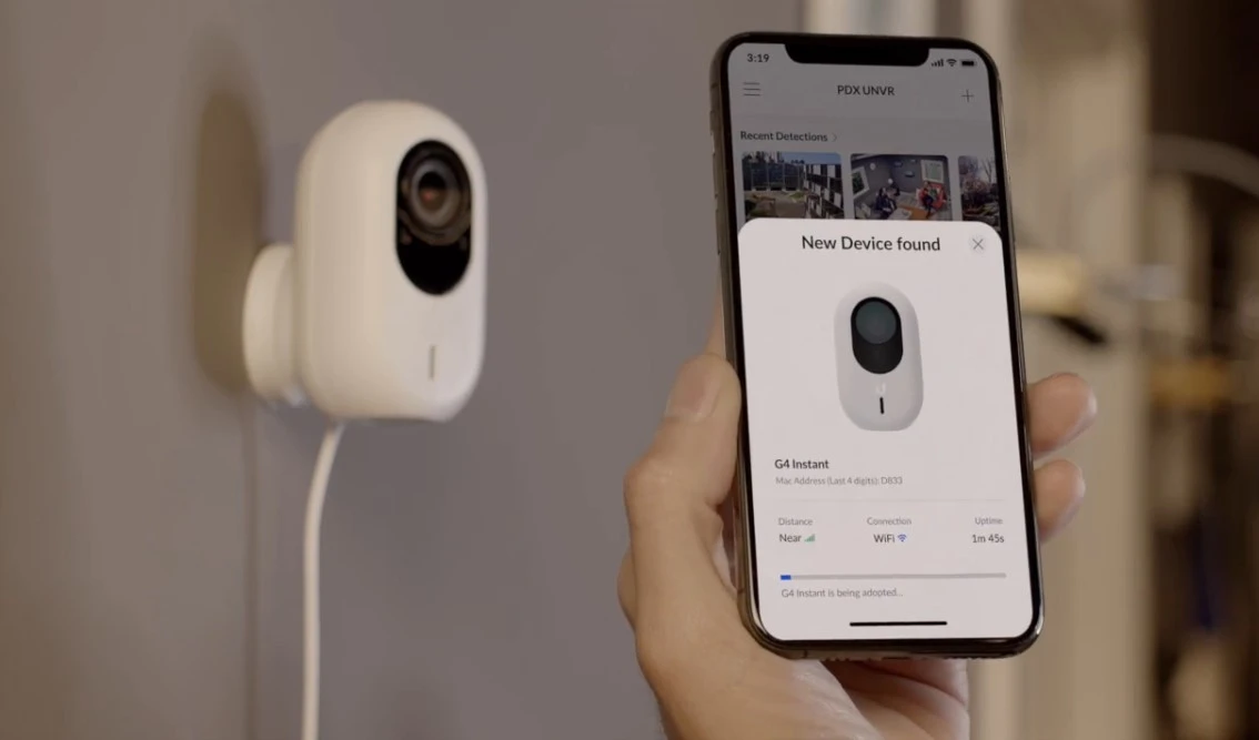 Ubiquiti UVC-G4-INS-EU | Kamera IP | Camera G4 Instant, 2K HD, 30 FPS, IPX5, WiFi, Bluetooth miniatura 3
