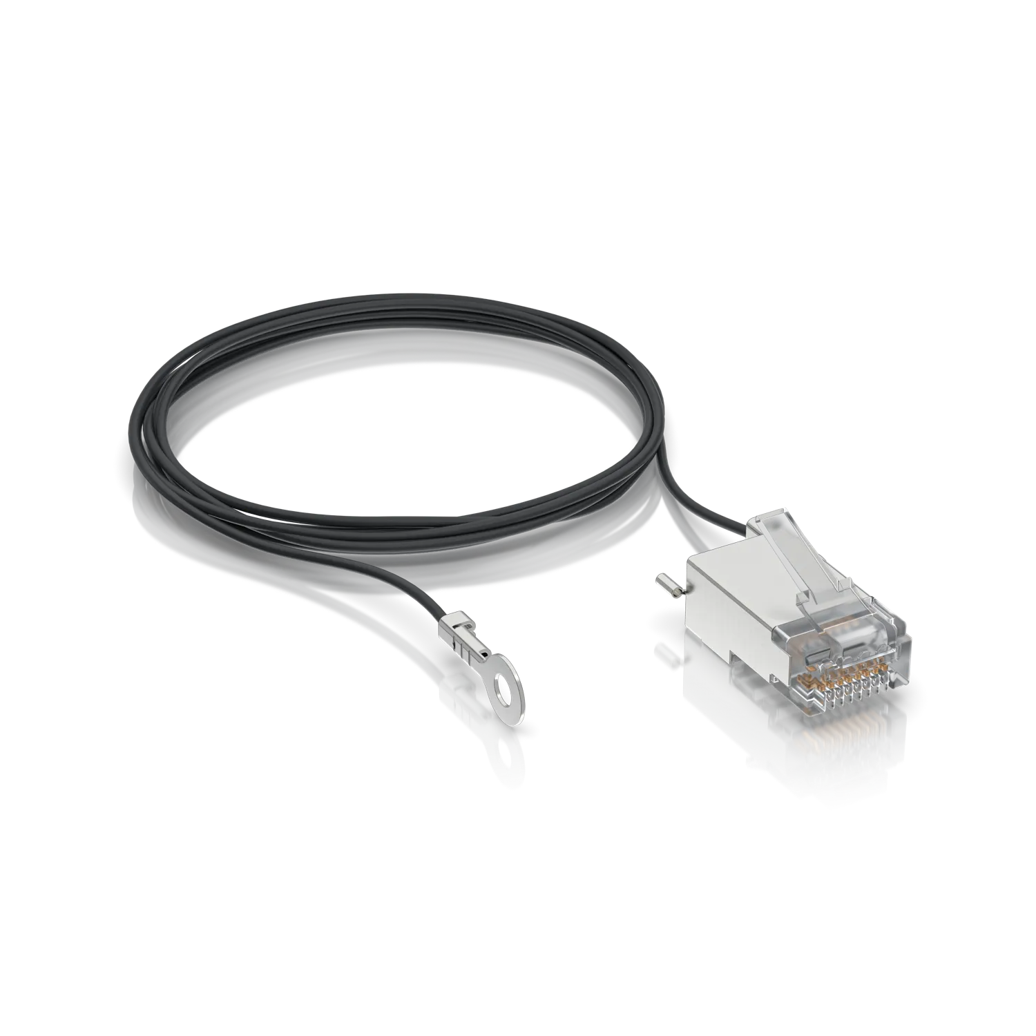 Ubiquiti UISP-Connector-GND | Złącze męskie RJ45 | z przewodem ekranującym i uziemiającym miniatura 3