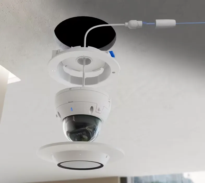 UBIQUITI UACC-DOME-FM-W AI DOME CAMERA FLUSH MOUNT WHITE