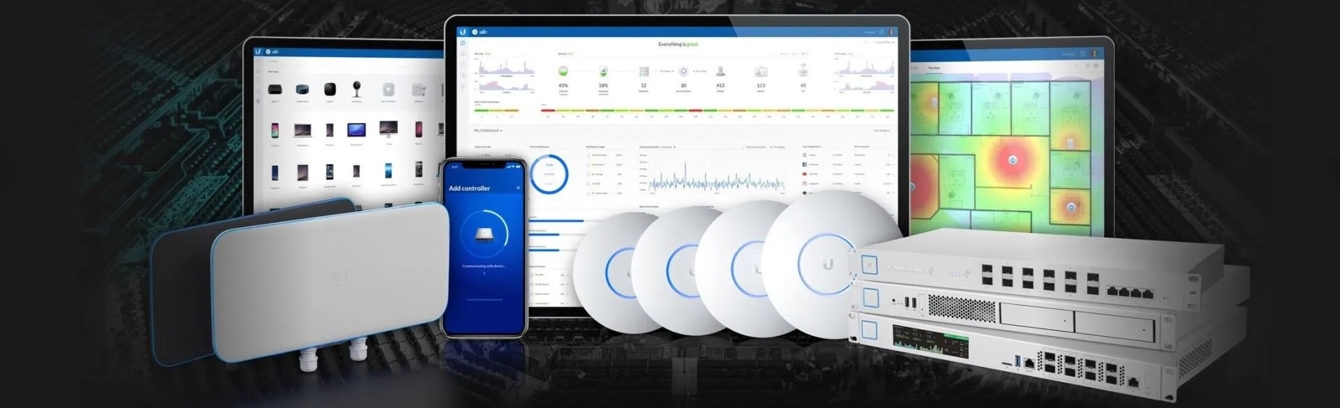 UBIQUITI U6-ENTERPRISE CEILING-MOUNT WIFI6E AP WITH 2.5GBE, 10.2GBPS OVER-THE-AIR SPEED AND 600+ CLIENT CAPACITY