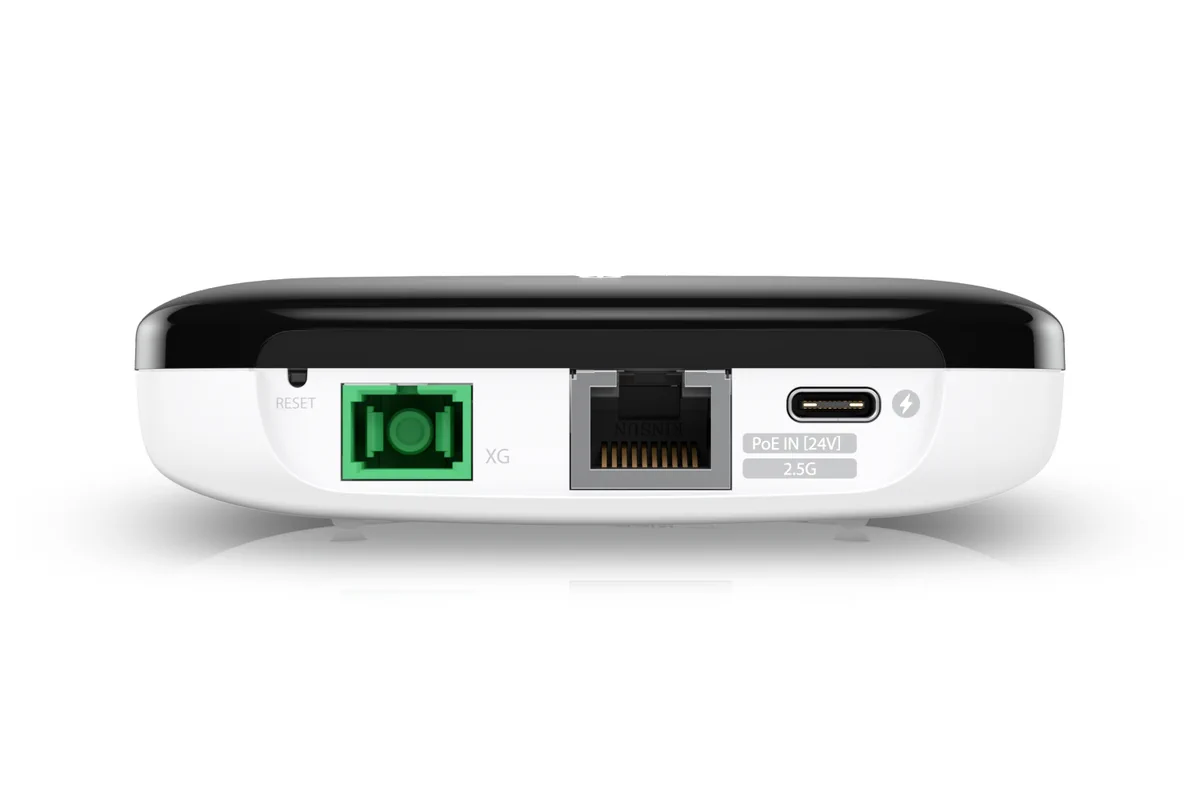 Ubiquiti UISP-FIBER-XG | ONT | UISP Fiber XG, 1x XG-PON, 1x RJ45 2.5Gb/s miniatura 3