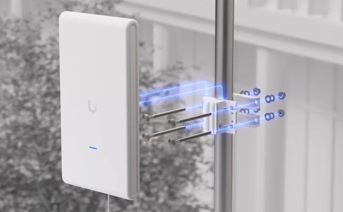 UBIQUITI U6-MESH-PRO-EU POLE- AND WALL-MOUNTABLE OUTDOOR WIFI 6 ACCESS POINT
