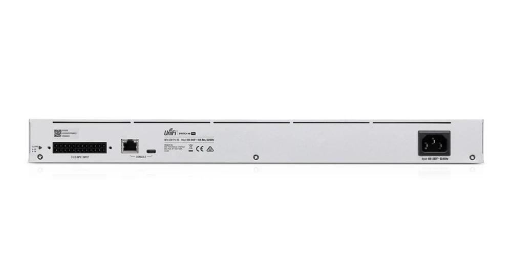 Ubiquiti USW-PRO-48-POE | Switch | UniFi, 40x RJ45 1000Mb/s PoE+, 8x RJ45 1000Mb/s PoE++, 4x SFP+, 600W miniatura 3
