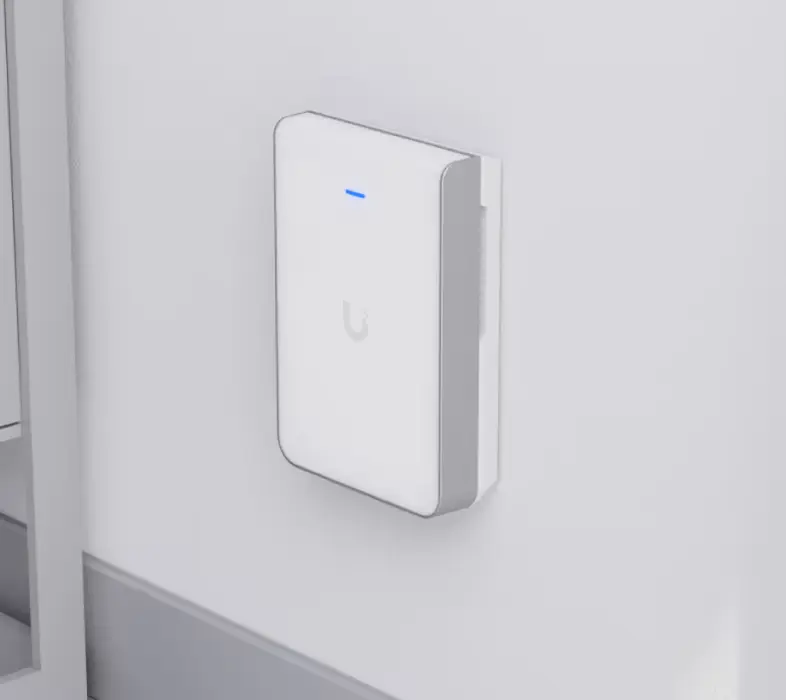 UBIQUITI U7-PRO-WALL WIFI 7 AP, 6 GHZ, 2.5 GBE UPLINK, 300+ CLIENTS