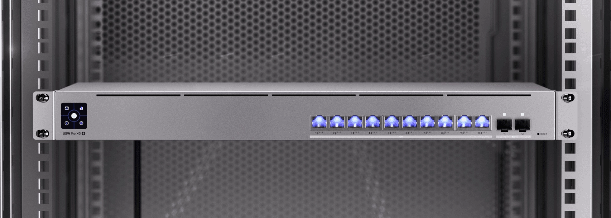 Ubiquiti USW-Pro-XG-10-PoE | Switch | Etherlighting, 10x RJ45 10GbE, 2x SFP+, 400W, Layer 3 miniatura 2