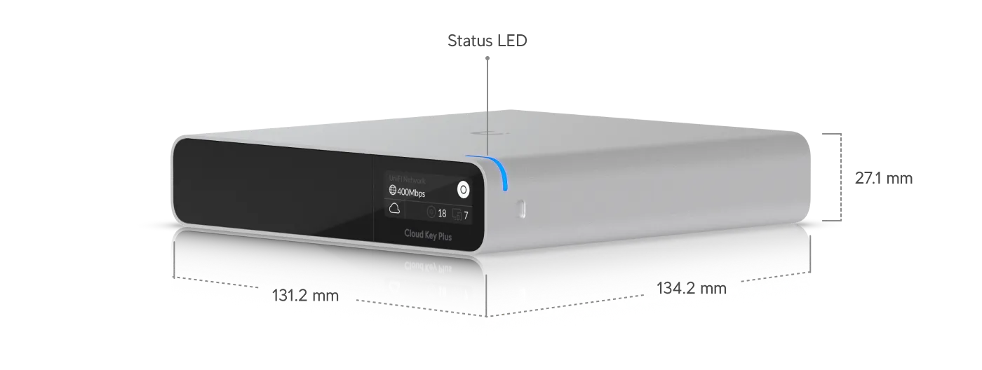 UBIQUITI UCK-G2-SSD UNIFI CONTROLLER CLOUD KEY, BUILT-IN BATTERY, 1TB SSD, UNIFI VIDEO SERVER