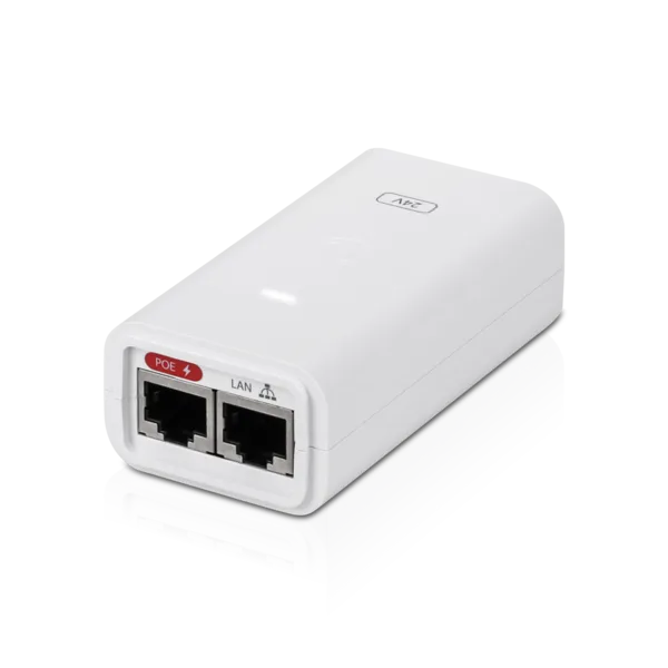 Ubiquiti POE-24-7W-G-WH | Zasilacz PoE | 24V, 0,3A, 7W, Gigabit, Biały miniatura 2